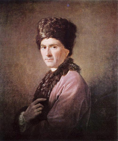 Portrat des Jean-Jacques Rousseau